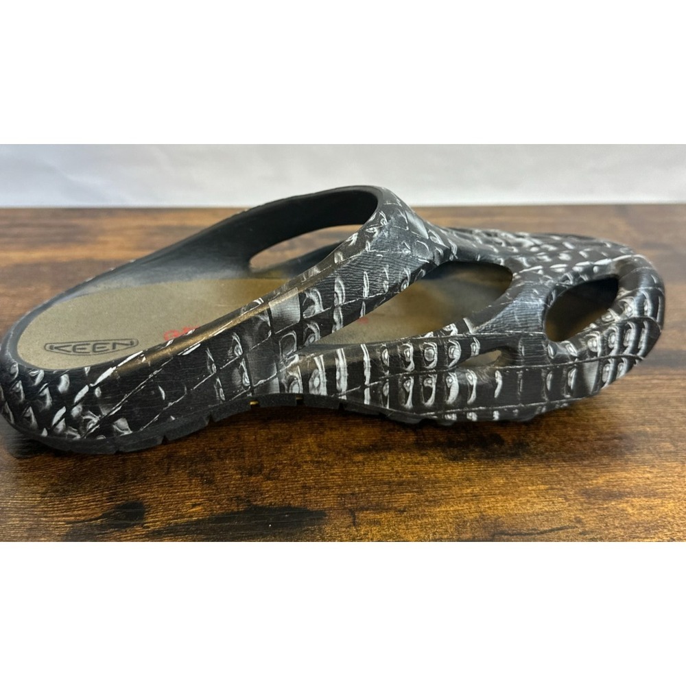 Keen Shanti Arts Clog Gentle Fullness Black White Croc Mens 7 Womens 9 1029395 - Picture 2 of 10